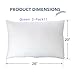 Deluxe Queen Pillows 2 Pack - Hypoallergenic, Plush Down Alternative Bed Pillow - Super Soft Poly Fiber with 100% Cotton Dobby Cover - Proudly Crafted in USA - (Premium Value Pack)