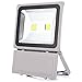 GLW 100W LED Outdoor Flood Light Super Bright,9000lm,6000K,110V,250W HPS Bulb Equivalent,Waterproof IP65 Security Work Light,US 3 Prong Plug