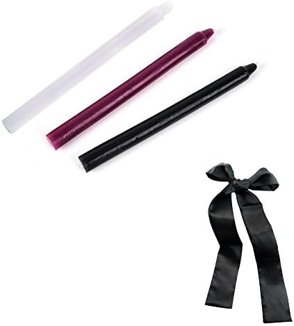 sxbest 3PCS Low Temperature Candles,Romantic Candles for Couples With 1 PACK Sleeping Masks