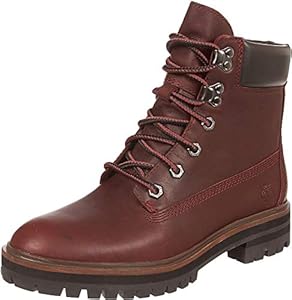 london square 6 inch boot for women in burgundy