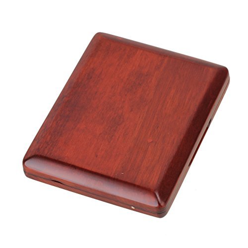 BQLZR Dark Red Wooden Hand Carved Bassoon Reed Case for 5 Reeds Woodwind Accessories - Thumbnail 6