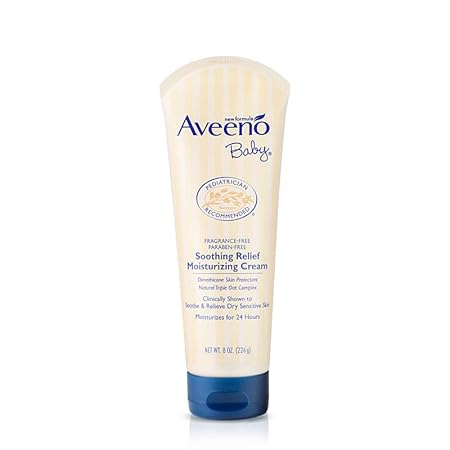 Aveeno Baby Soothing Relief Moisture Cream Fragrance Free, 227g