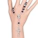 Deep Blue Crystal Beads One Decade Auto Rosary Catholic Crucifix Jerusalem Holy Soil Centerpiece