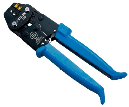 HOZAN Crimping pliers P-732 tool 1.25/2 Compact For bare crimp