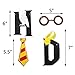 [UPGRADED]Harry Potter Inspired Black Happy Birthday Felt Garland Magic Party Banner Decor-Pre Strung