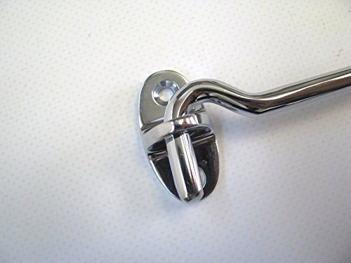 222090 Sea-Dog Line 7" Marine Boat Door Hook Chrome Brass With Swivel SURPLUS 132-4026