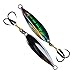 Flat Fall Jigs Slow Vertical Irons Fast Ocean Lures w/ MUSTAD Hooks & OWNER Rings | Military Grade Kevlar Assist Cord | 9 Colors & 5 Weights | Unmatched Strength | Optimal Coloring | USA Owned