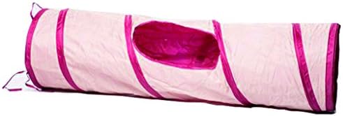 Collapsible Crinkle Pets Tunnel Toy for Cats and Dogs and Chinchilla, Length 34.25", Diameter 9.06"