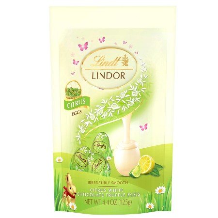 Lindt Lindor Easter White Chocolate Citrus Eggs - 4.4oz