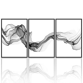 signwin 3 Piece Framed Canvas Wall Art Watercolor...