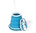 HYDAWAY Bluesteel Silicone Collapsible 12 Ounce Water Bottle