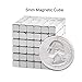 EDC Fidgeter 5mm Magnetic Cube Puzzle Prime Quality Fidget Toys Fidget Cube, 216 Pieces. Ideal Office Stress Relief Executive Desk Toy. Magic Metal Square Fidget Magnets Cool Gadget