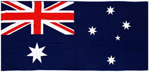 Australian Flag Beach Towel Four Seasons Essential Beach Towel Towel Microfiber Big Size Towel 2Set / Gift / Honeymoon / Travel / Summer / Swimming Pool / Big Size / Keep Temperature