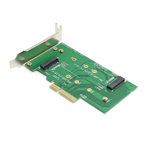 M.2 NGFF PCI-E LANE SSD to PCIE X4&3.0 to SATA Adapter Card For Samsung Xp941