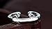 Cute Animals Club Adjustable Ring for Women - Sterling Silver Rings for Women, Wrap Around Rings for Women Sterling Silver, Knuckle Rings for Women Sterling Silver, Cute Rings for Women