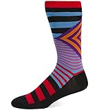 Hot Sox Men's Mixed Stripe Slack Sock