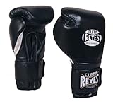 Cleto Reyes Hook & Loop Training Gloves - Velcro - Black 16oz