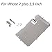 Ogodeal iPhone 7 Plus LCD Screen Metal Back Shield Plate Assembly Replacement with Small Parts Set (5.5