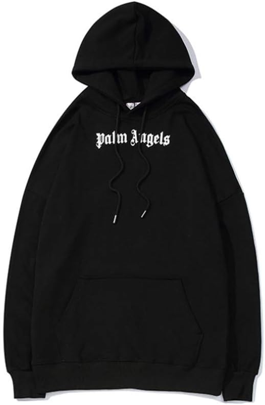 Palm Angel Fashion Letter Printed Cotton Casual Couple Fleece Pullover Hoodie for Men/Women