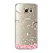 Urberry Samsung Galaxy S6 Edge Cover, Cherry Leaf Falling TPU Case for Samsung Galaxy S6 Edge with Screen Protector