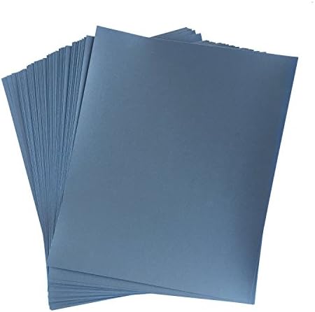 9 X 11 Wet or Dry Waterproof Silicon Carbide Sandpaper Sheets (320 grit-25 Pack)