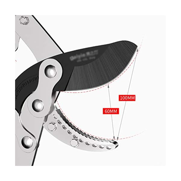 SHENXINCI Teleskop-Astschere 69~102CM Einstellbar Teleskopierbare Bypass-Baumschere, Big Shark Schneidemund… – Bild 4