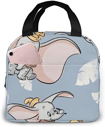 Portable Insulated Lunch Tote, Dumbo Lunch Holder Food Organizer Layer Cloth Bag