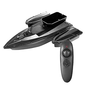 Hxsd Bateau D’appât De Pêche Rc Coque Entièrement Fermée 2 Moteurs Bateau De Nidification Simple Trémie D’amorce Amovible Bouée Indépendante Veilleuse Bateau Rc