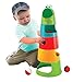 Rainbow Stacker Roll & Swirl Ball Ramp Toddler Toy By Zig Zag Kid - Includes 5 Layers PLUS 3 Large Rolling Balls