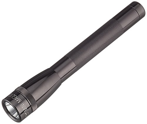 Maglite Mini LED 2-Cell AA Flashlight with Holster, Black