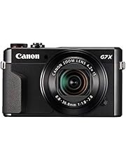 Canon PowerShot Digital Camera [G7 X Mark II] with Wi-Fi & NFC, LCD Screen, and 1-Inch Sensor - Black, 100 - 1066C001