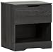 South Shore Trinity 1-Drawer Nightstand, Gray Oak with Cut-Out Handles