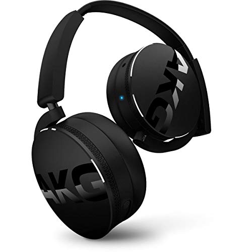 AKG Bluetooth Headphone Black (Y50BTBLK) (Certified Refurbished)