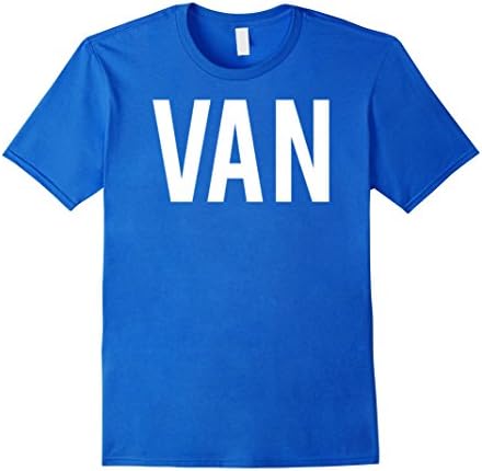 Mens Van T Shirt - Cool new funny name fan cheap gift tee Small Royal Blue