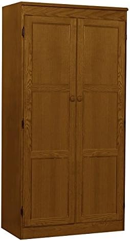 Cabinet Storage Organization Office Home Kitchen Bathroom Shelving Unit Files Food Versatile storage options Engineered wood Dry Oak finish Shelves: 2 adjustable, 1 fixed 30Wx17.1Dx60Hin