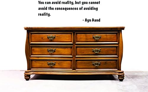 Ayn Rand Quote- You can avoid 8"x20" | Vinyl Wall Decal