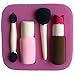 FLY 3PCS Makeup Tools Loose Powder Eye Shadow Design Cake Mold,Pink