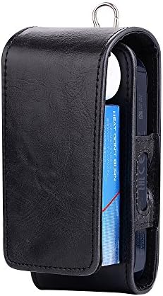 BBTI Case 4 colors PU Leather Box Holder Storage Anti Scratch Full Protective Carrying Case for iQOS Electronic Cigarette 2nd Generation (1# Black)