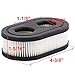HIPA (Pack of 2 593260 798452 Air Filter Cartridge for Briggs & Stratton 550E-550EX Series 4247 5432 5432K Engine Lawnboy Lawnmower