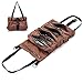 Super Roll Tool Roll,Multi-Purpose Roll Up Tool Bag, Wrench Roll,Canvas Tool Organizer Bucket,Car First Aid Kit Wrap Roll Storage Case,Hanging Tool Zipper Carrier Tote,Car Camping Gear