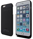 iPhone 6 Plus Power Battery Case 5.5" by Phone Charger Case &reg; (Authorized Seller - Portable Solar Shop) (Black)