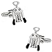 Corkscrew Wine Cufflinks with Presentation Gift Box