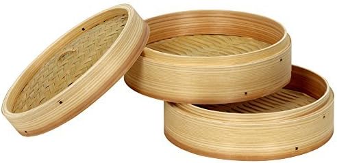 Bamboo 10" Steamer for Pao Buns