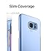 Spigen Thin Fit Galaxy S7 Edge Case with Premium Matte Finish Coating for Samsung Galaxy S7 Edge 2016 - Blue Coral