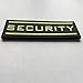 uuKen Security Glow in The Dark 3D PVC Rubber Tactical Uniform Patch Airsoft with Hook Fastner by uuKen Tactical Gear