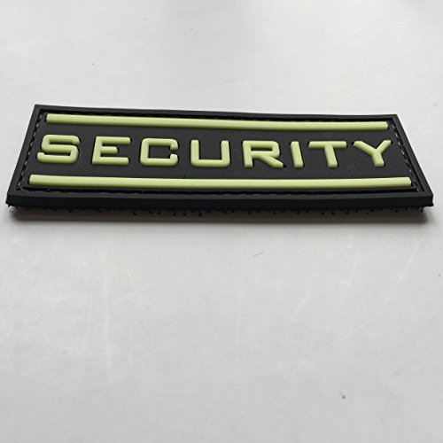 image for Security Glow in the Dark 3D PVC Rubber Tactical Uniform Patch Airsoft