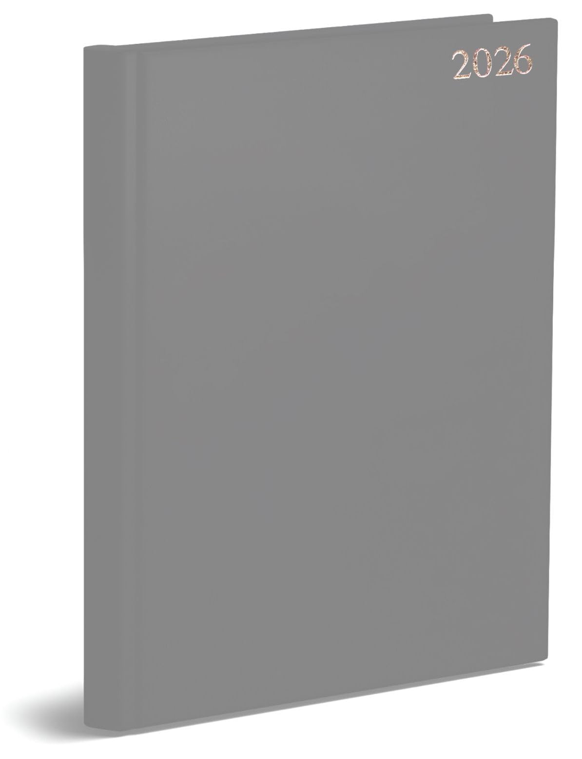 PaulStore 2026 A4 A5 A6 Day to Page/Week To View Diary Full Year Planner Desk Saturday Sunday Shared Page (A4 Wtv, Grey)