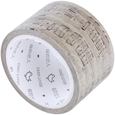 JIFNCR Retro Chopin Music Note Decoration Tape DIY Planner Scrapbooking Masking Tape for Scrapbooking Gift-Wrapping DIY Scrapbooking