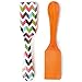 French Bull 8-inch Melamine Flexible Nonstick Serving Spatula Turner for Cooking, Baking, Mixing, Pancake, Cake, Pie, Dishwasher Safe, One Size, Ziggy