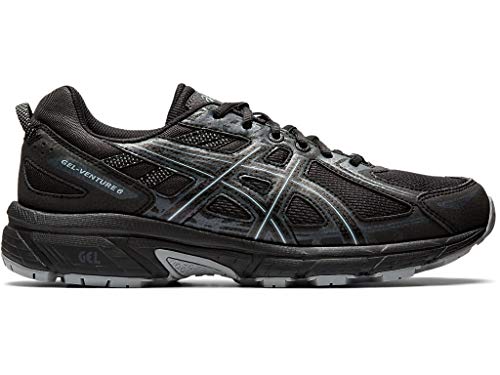 ASICS Men's Gel-Venture 6 Running Shoes, 13M, Black/Black
